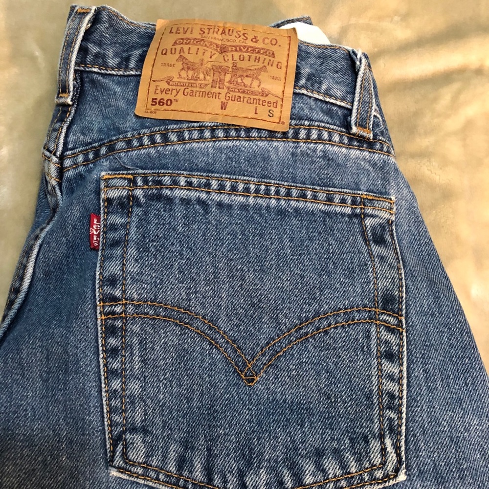 Vintage Straight Leg High Waisted Levi’s Jeans